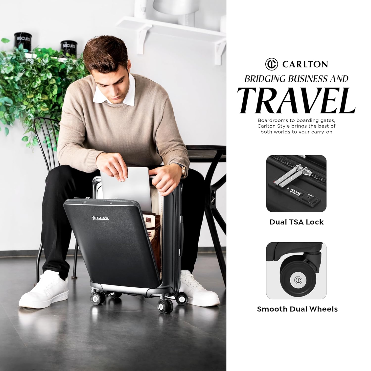 Carlton Style Business Case (Black)