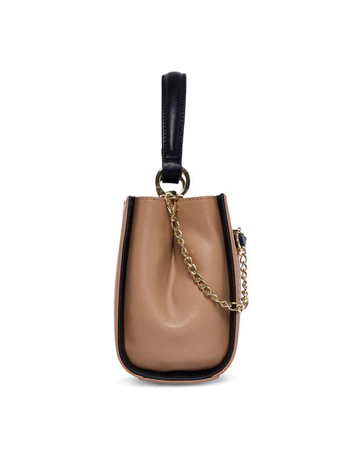 Akiki Croydon 3c 20 Satchel (Beige & Black)