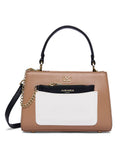 Akiki Croydon 3c 20 Satchel (Beige & Black)