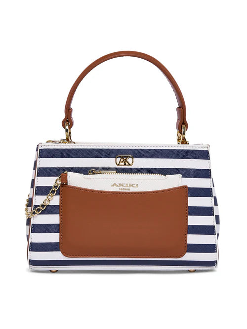 Akiki Croydon 3c 20 Satchel (Nautical & Tan)