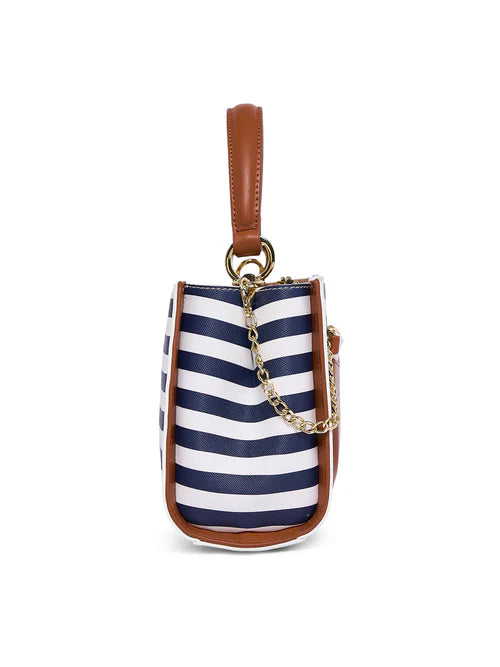 Akiki Croydon 3c 20 Satchel (Nautical & Tan)