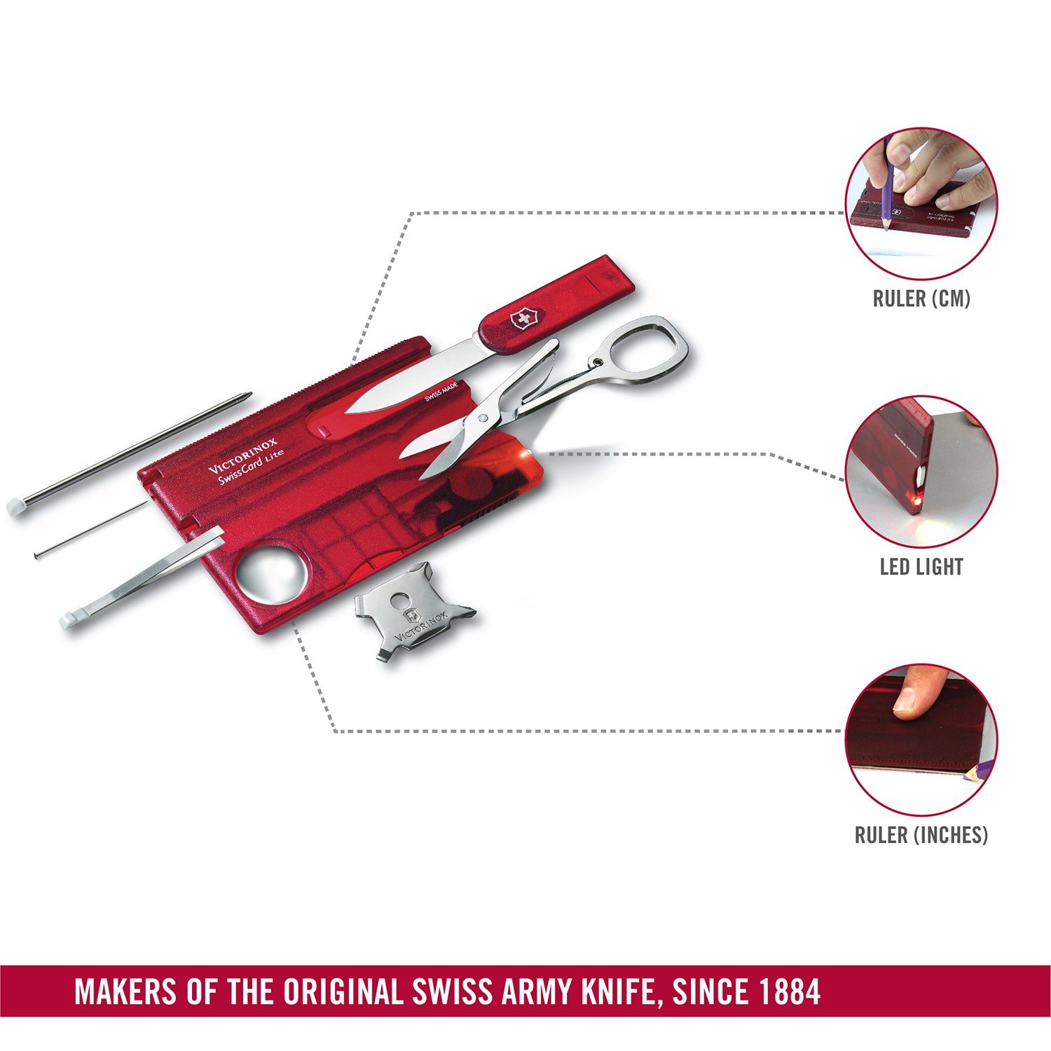 Victorinox Swiss Card Lite (Red)