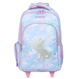 Novex Brand Unicorn Backpack with Trolly  (Multicolour)