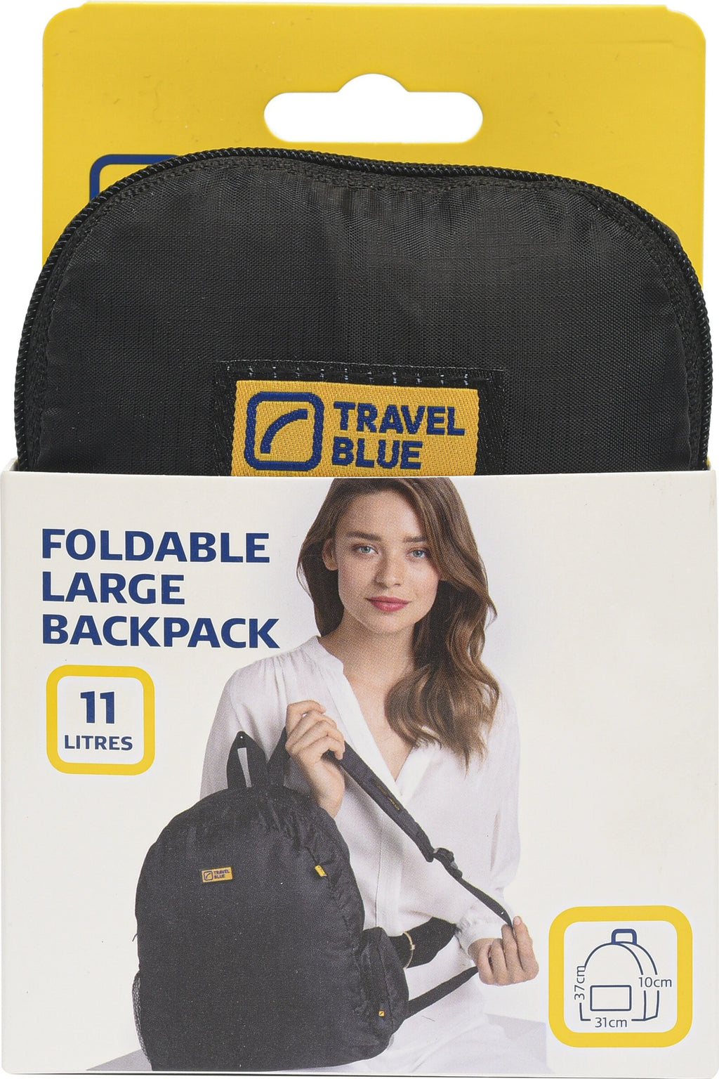 Travel Blue  Foldable Large Backpack (Black)