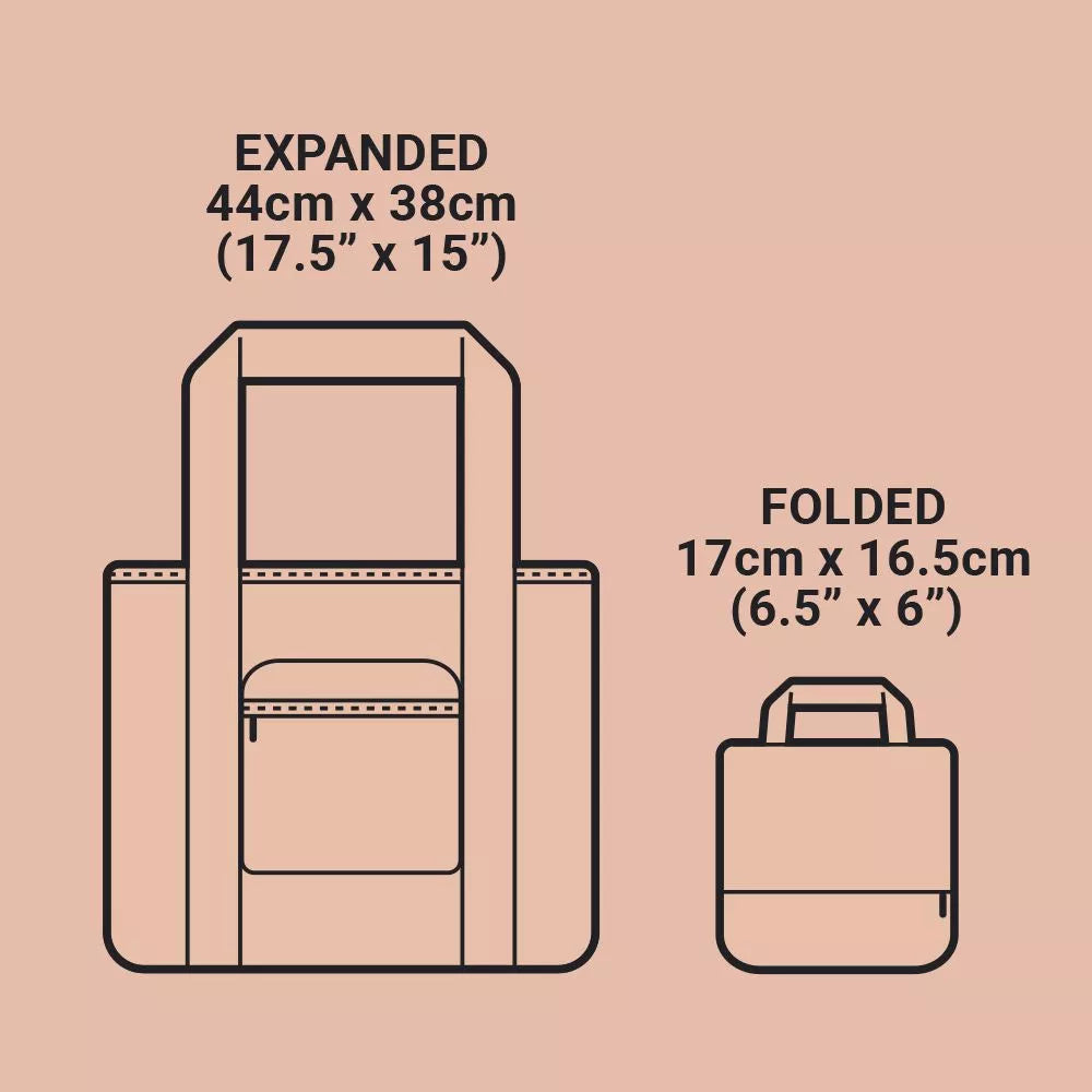Go Travel Light Tote bag (Orange)