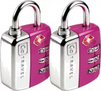 Go Travel TSA Combi Twin Pack (Pink)