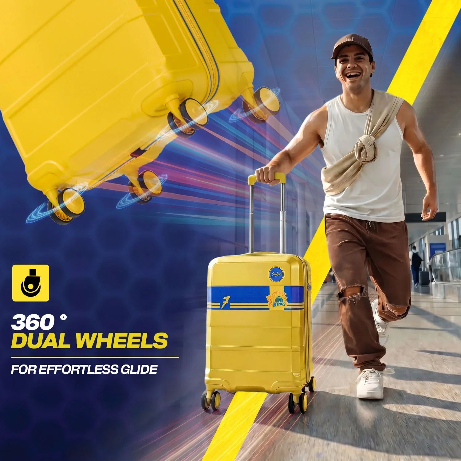Skybags Whistle Podu (Yellow)