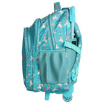 Novex Brand Unicorn Backpack with Trolly  (Sky Blue)
