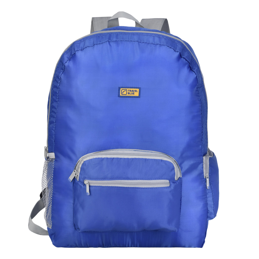 Travel Blue Lightweight Foldable Backpack (Blue)