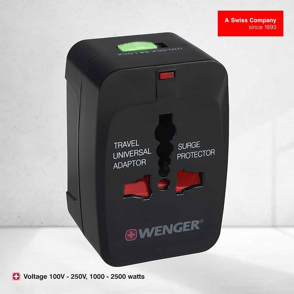 Wenger Universal Travel Adapter (Black)