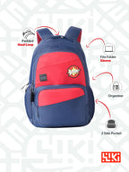 Wiki Drigft 38 (Navy & Red)