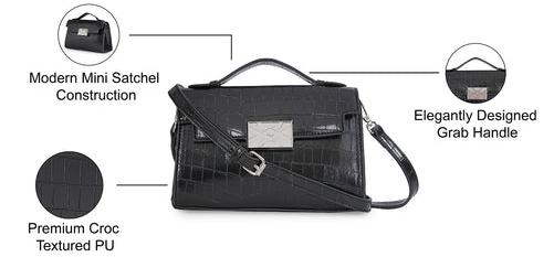 UCB Elora Mini Satchel (Black)