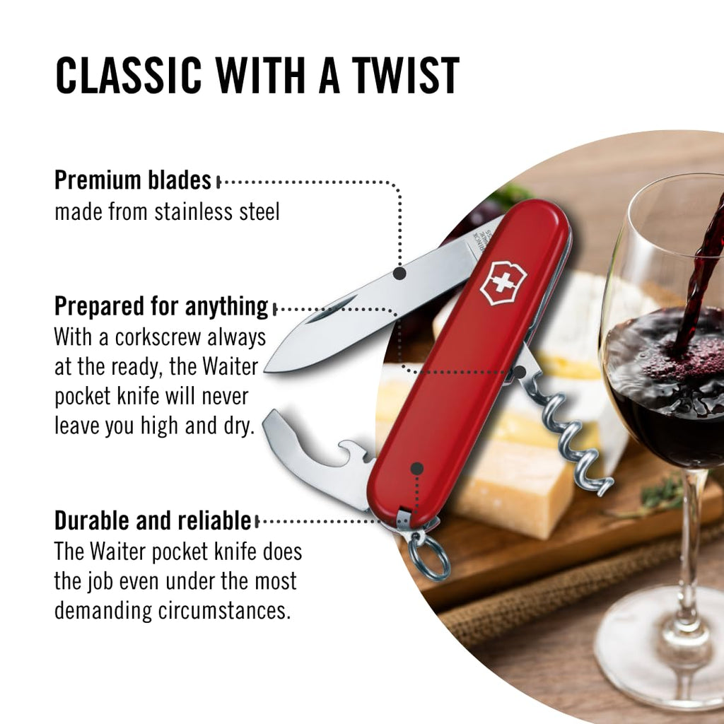 Victorinox Waiter 84 MM (RED)