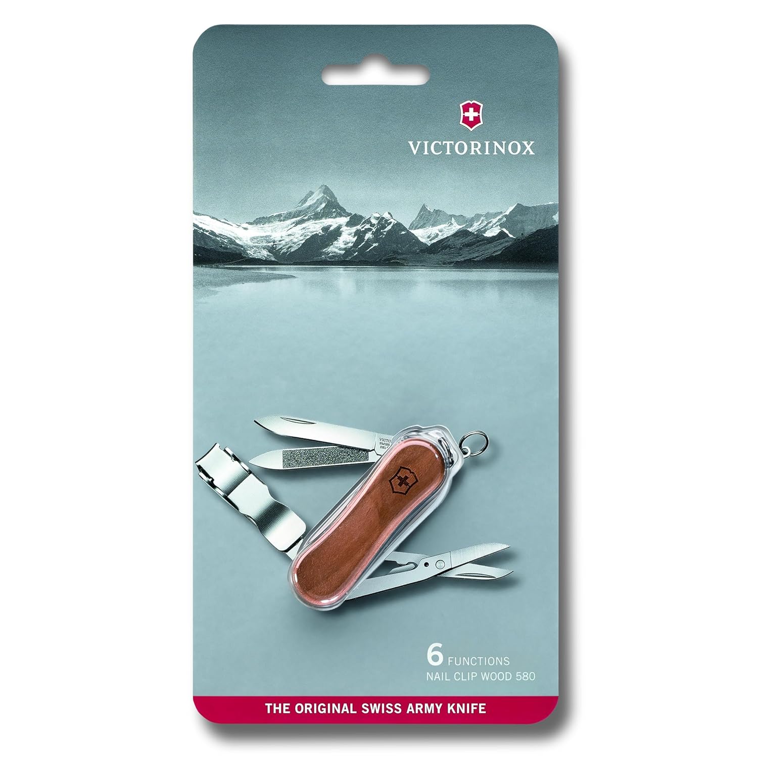 Victorinox Nail clip Wood 580  (Walnut Wood)