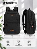 Wildcraft  Aster 30 (Black)