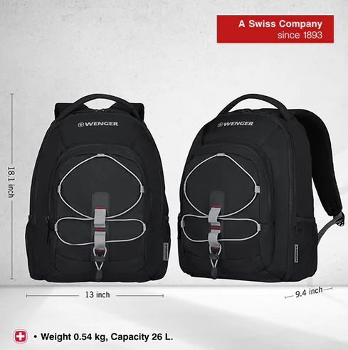 Wenger Mars (Black & Gray)