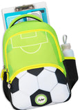 Skybags Buddy Plus 02 Football (Black+Green)