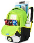 Skybags Buddy Plus 02 Football (Black+Green)
