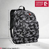 Wenger Crango Laptop Back Pack (Black Camo)