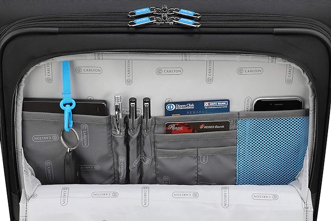 Carlton West End Rolling Tote (Black)