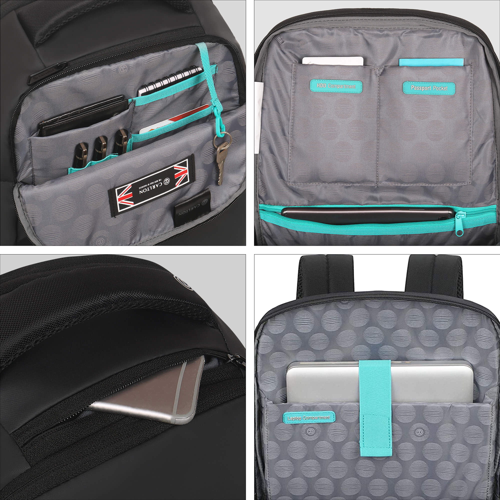 Carlton Dorset 04 LP Backpack (Black)