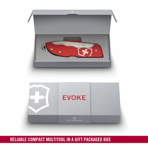 Victorinox Evoke Alox, Folding, 136 MM (Red)