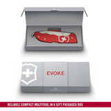 Victorinox Evoke Alox, Folding, 136 MM (Red)