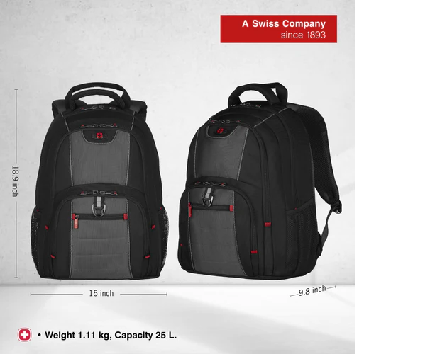 Wenger Pillar (Black & Gray)