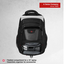 Wenger Pillar Laptop Backpack (Black & Gray )