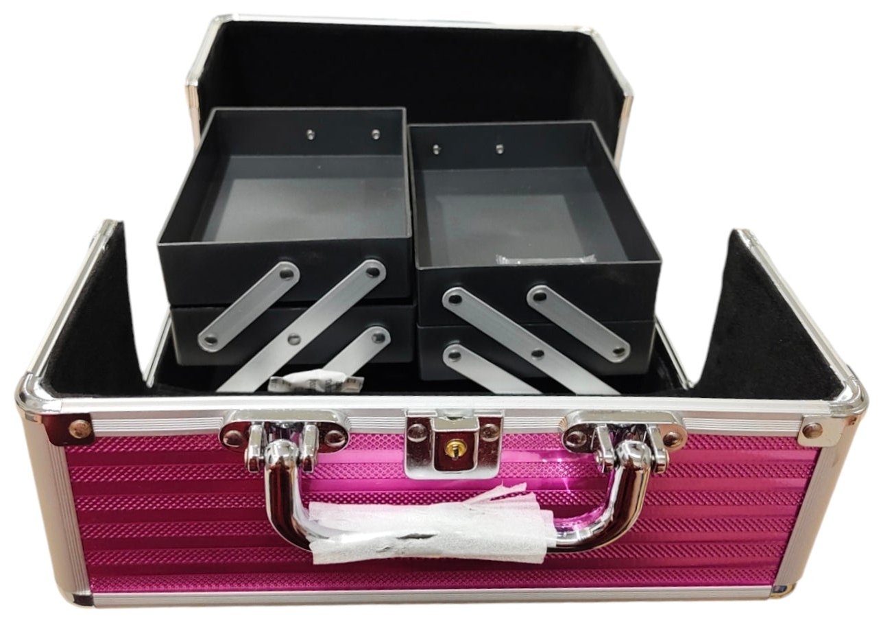 Legacy Makeup Metal Vanity Bag