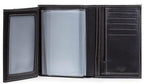 Delsey Junot 3-Fold Wallet (Black)