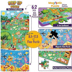 Krida Animal Paradise 4 in 1 Magnetic Puzzle and Sudoku - 62 Pieces