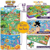 Krida Animal Paradise 4 in 1 Magnetic Puzzle and Sudoku - 62 Pieces