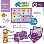 Krida Animal Paradise 4 in 1 Magnetic Puzzle and Sudoku - 62 Pieces