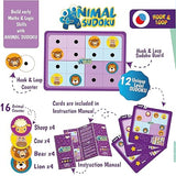 Krida Animal Paradise 4 in 1 Magnetic Puzzle and Sudoku - 62 Pieces
