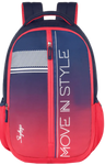 Skybags Grad Laptop Backpack (Navy Red)