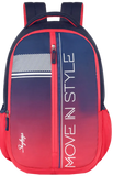 Skybags Grad Laptop Backpack (Navy Red)