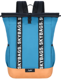 Skybags Grad Plus Laptop Backpack (Brown Teal)