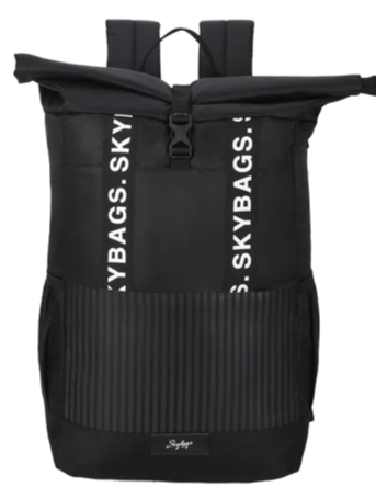 Skybags Grad Plus Laptop Backpack (Black)