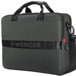 Wenger, MX ECO Brief, 16 Inch Laptop Briefcase, 15 Liters Charcoal