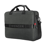 Wenger, MX ECO Brief, 16 Inch Laptop Briefcase, 15 Liters Charcoal