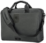 Wenger, MX ECO Brief, 16 Inch Laptop Briefcase, 15 Liters Charcoal