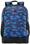 Wenger Quadma Laptop Backpack(Blue Camo)