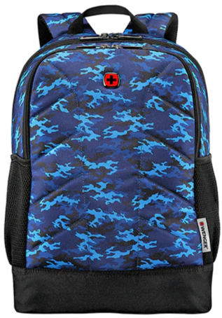 Wenger Quadma  Laptop Backpack(Blue Camo)