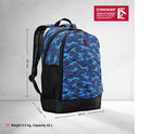 Wenger Quadma Laptop Backpack(Blue Camo)