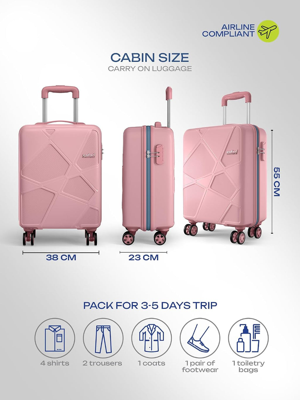 Safari Pentagon (Rose Gold)