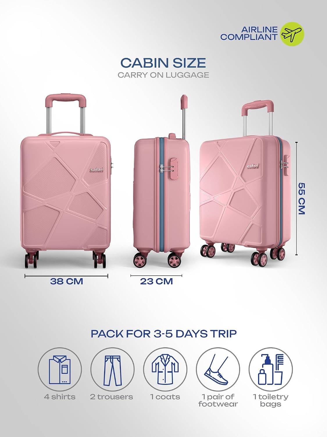Safari Pentagon (Rose Gold)