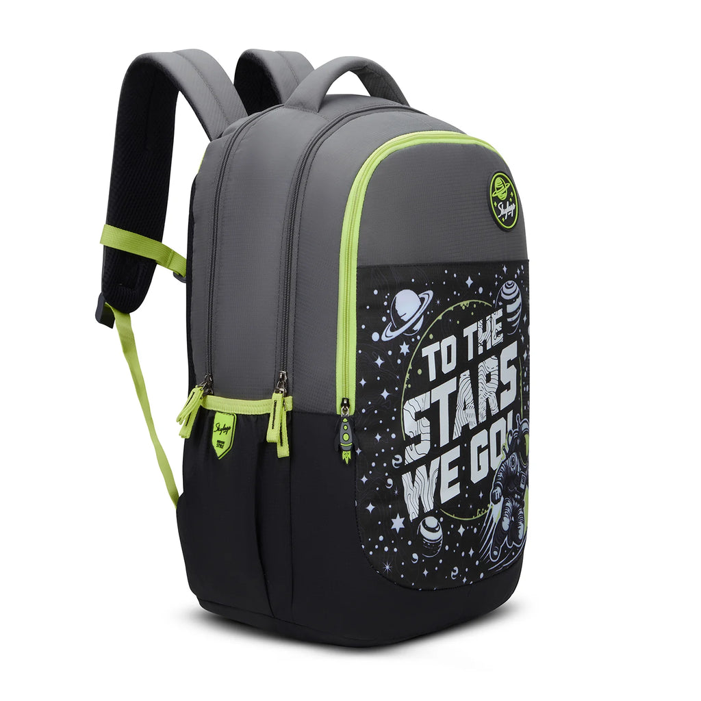 Skybags Klan V3 (Astronaut Black-Grey )