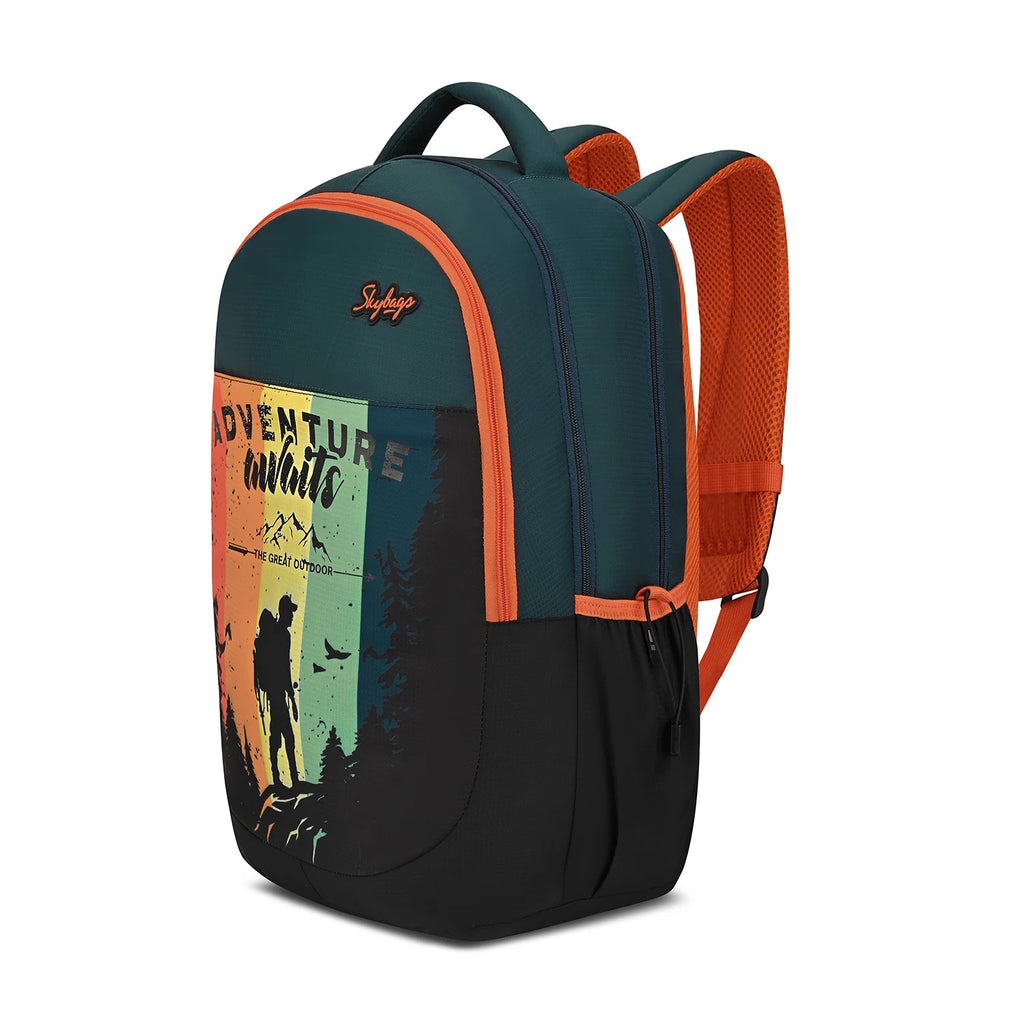 Skybags Klan V3 (Adventure Dark Green )