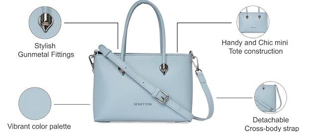UCB Avril Mini Bag ( Powder Blue)